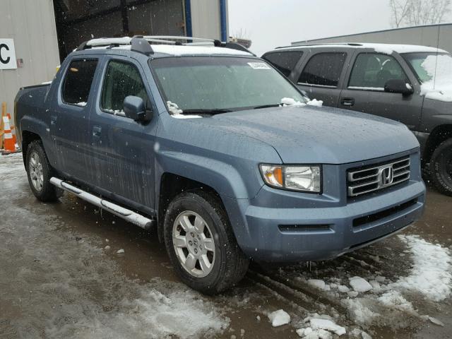 2HJYK16417H519833 - 2007 HONDA RIDGELINE BLUE photo 1