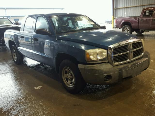 1D7HE28K25S158234 - 2005 DODGE DAKOTA QUA BLUE photo 1