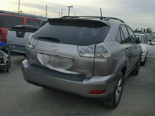 JTJHA31U450097730 - 2005 LEXUS RX 330 SILVER photo 4