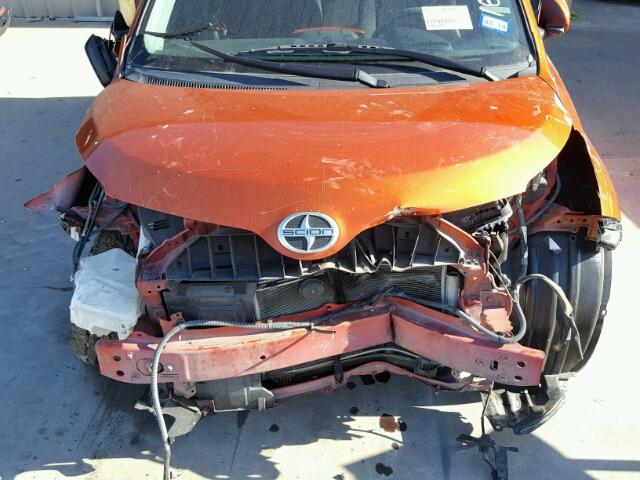 JTKKU10438J029285 - 2008 TOYOTA SCION XD ORANGE photo 7