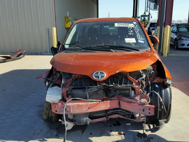 JTKKU10438J029285 - 2008 TOYOTA SCION XD ORANGE photo 9