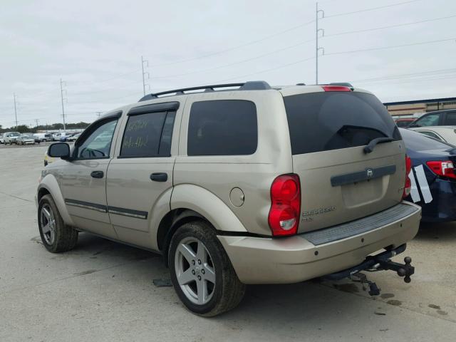 1D8HD48248F105445 - 2008 DODGE DURANGO SL TAN photo 3