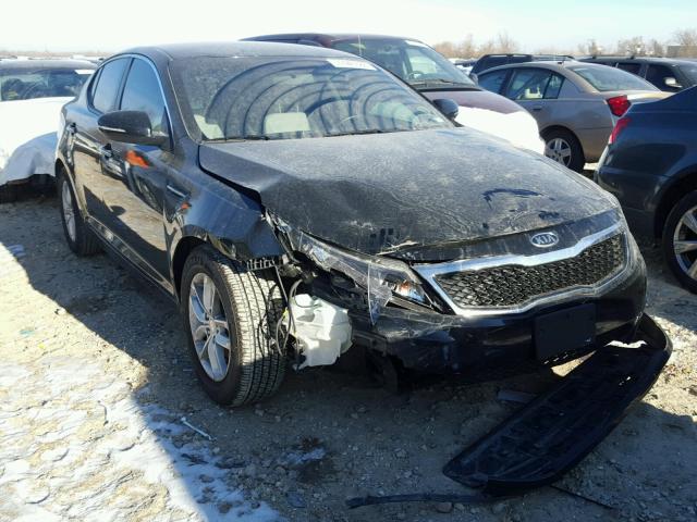 KNAGM4A70D5300956 - 2013 KIA OPTIMA LX BLACK photo 1