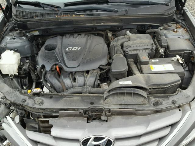 5NPEB4AC0DH792403 - 2013 HYUNDAI SONATA GLS GRAY photo 7