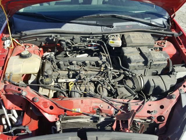 1FAFP31N97W282931 - 2007 FORD FOCUS ZX3 RED photo 7