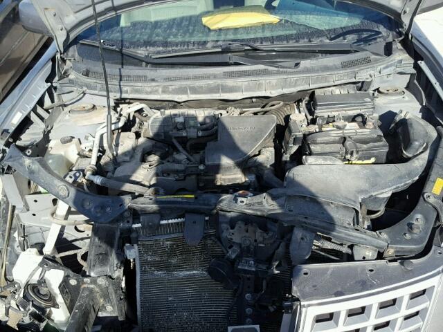 JN8AS58V88W124770 - 2008 NISSAN ROGUE S GRAY photo 7