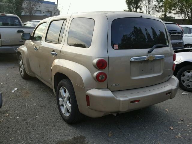 3GNDA23D47S608686 - 2007 CHEVROLET HHR LT TAN photo 3