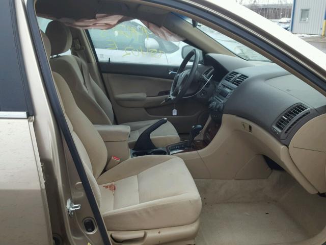 1HGCM56767A179864 - 2007 HONDA ACCORD EX GOLD photo 5