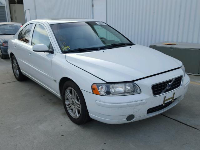 YV1RS592962527142 - 2006 VOLVO S60 2.5T WHITE photo 1