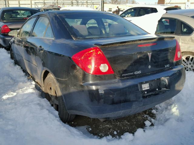 1G2ZG558664267728 - 2006 PONTIAC G6 SE1 BLACK photo 3