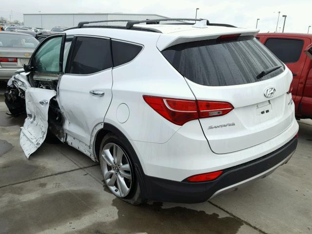 5XYZUDLA9DG107023 - 2013 HYUNDAI SANTA FE S WHITE photo 3