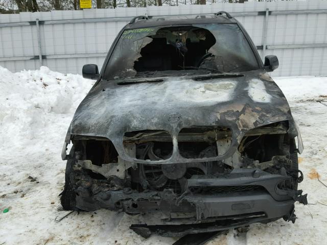 5UXFA13534LU34453 - 2004 BMW X5 3.0I BLACK photo 9