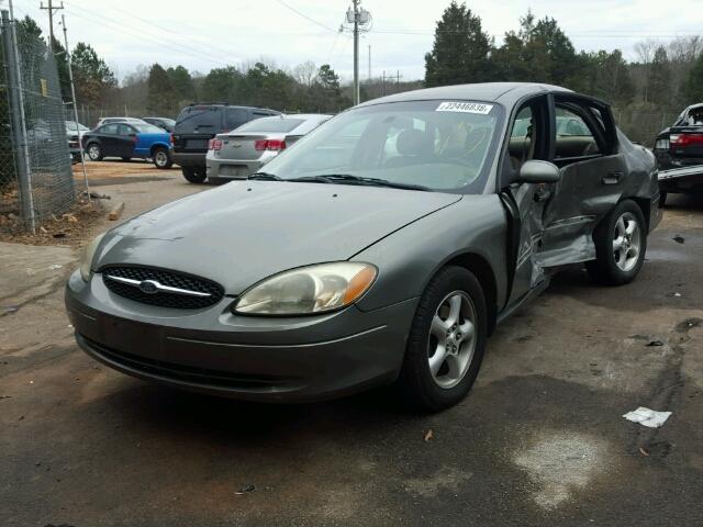 1FAFP53U72A102674 - 2002 FORD TAURUS SE GREEN photo 2