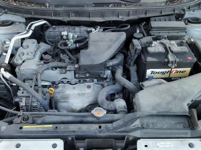 JN8AS58V58W147651 - 2008 NISSAN ROGUE S SILVER photo 7