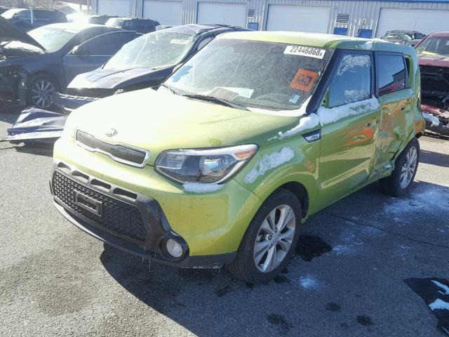 KNDJP3A54G7819591 - 2016 KIA SOUL + GREEN photo 2