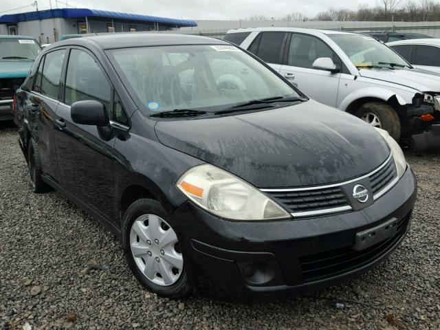 3N1BC11E79L368551 - 2009 NISSAN VERSA S BLACK photo 1