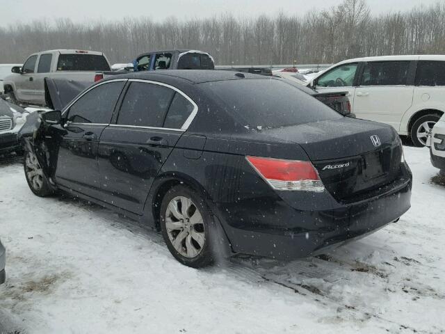 1HGCP26858A097947 - 2008 HONDA ACCORD EXL BLACK photo 3