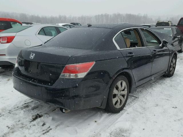 1HGCP26858A097947 - 2008 HONDA ACCORD EXL BLACK photo 4