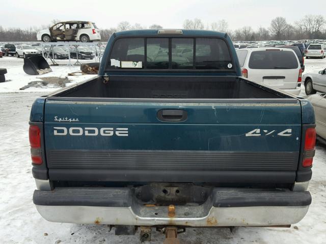 1B7HF13Z0VJ506625 - 1997 DODGE RAM 1500 GREEN photo 6