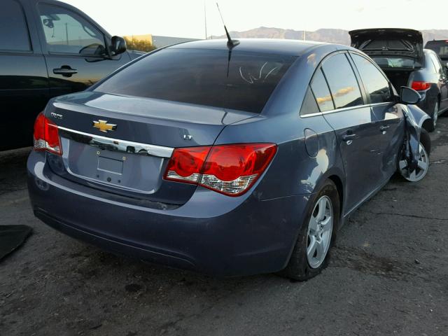 1G1PC5SB5E7466385 - 2014 CHEVROLET CRUZE LT BLUE photo 4