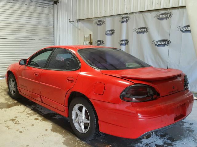 1G2WP52K6YF319403 - 2000 PONTIAC GRAND PRIX RED photo 3