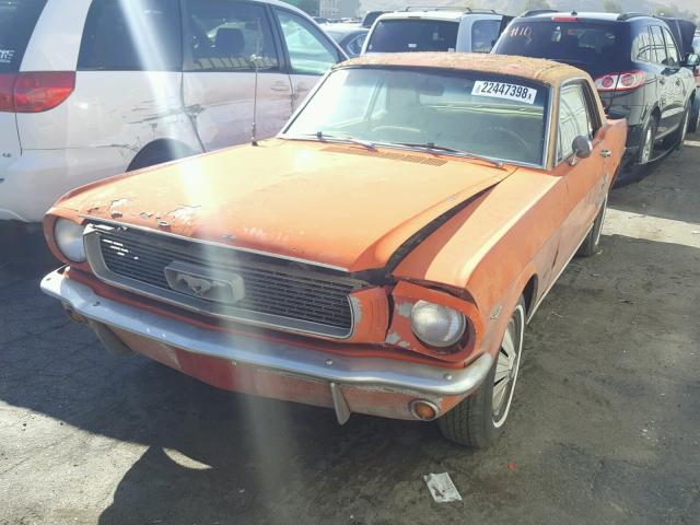 6R07C223210 - 1966 FORD MUSTANG RED photo 2