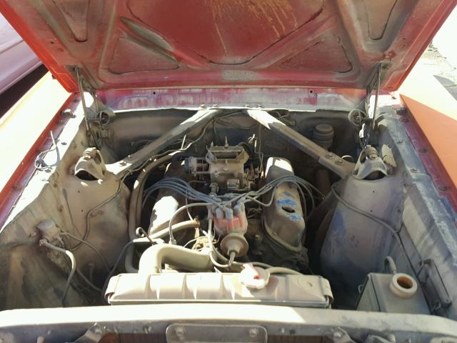 6R07C223210 - 1966 FORD MUSTANG RED photo 7