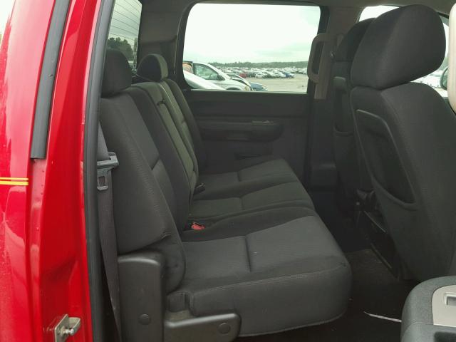 3GCPCSE09BG113504 - 2011 CHEVROLET SILVERADO RED photo 6