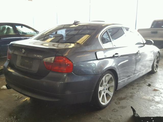 WBAVB335X6KS38781 - 2006 BMW 330 I GRAY photo 4