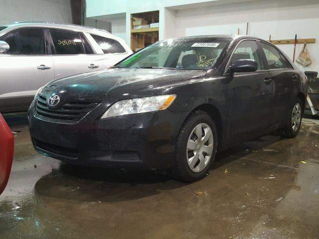 4T1BE46K29U304913 - 2009 TOYOTA CAMRY BASE BLACK photo 2