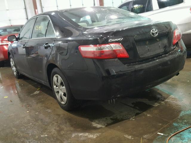 4T1BE46K29U304913 - 2009 TOYOTA CAMRY BASE BLACK photo 3