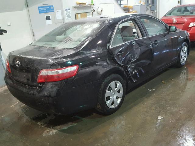 4T1BE46K29U304913 - 2009 TOYOTA CAMRY BASE BLACK photo 4