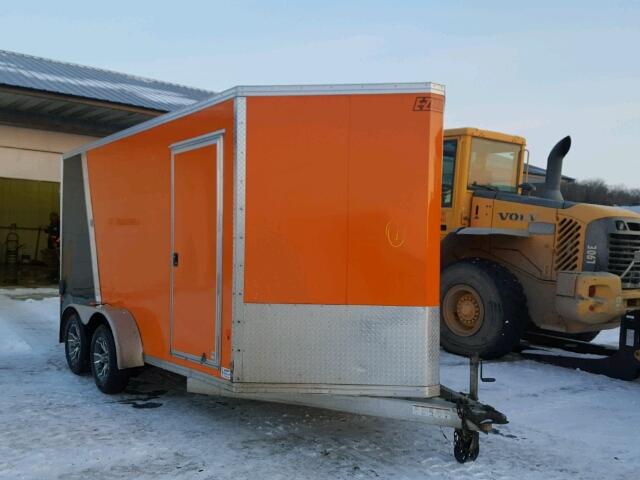 5WFBE1426FS001283 - 2015 EZ HAULER ORANGE photo 1