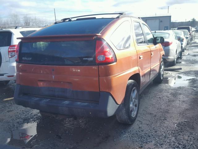 3G7DB03E63S575248 - 2003 PONTIAC AZTEK ORANGE photo 4