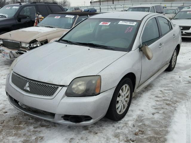 4A32B2FF6AE015811 - 2010 MITSUBISHI GALANT FE GRAY photo 2