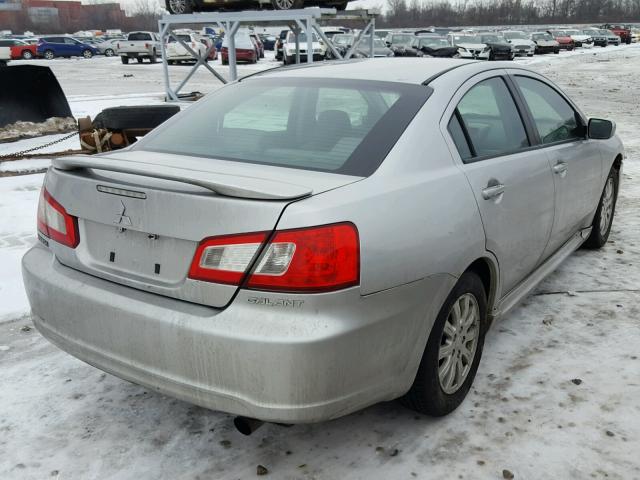 4A32B2FF6AE015811 - 2010 MITSUBISHI GALANT FE GRAY photo 4