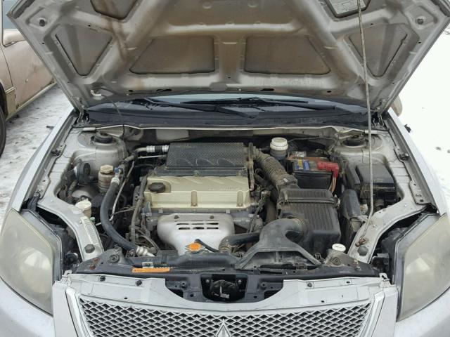 4A32B2FF6AE015811 - 2010 MITSUBISHI GALANT FE GRAY photo 7