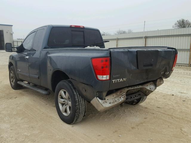 1N6AA06B84N539482 - 2004 NISSAN TITAN XE GREEN photo 3