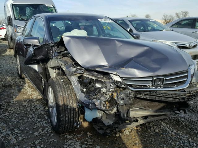 1HGCR2F74DA005951 - 2013 HONDA ACCORD EX GRAY photo 1