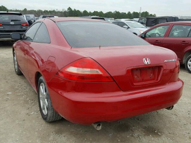 1HGCM826X3A017616 - 2003 HONDA ACCORD EX RED photo 3