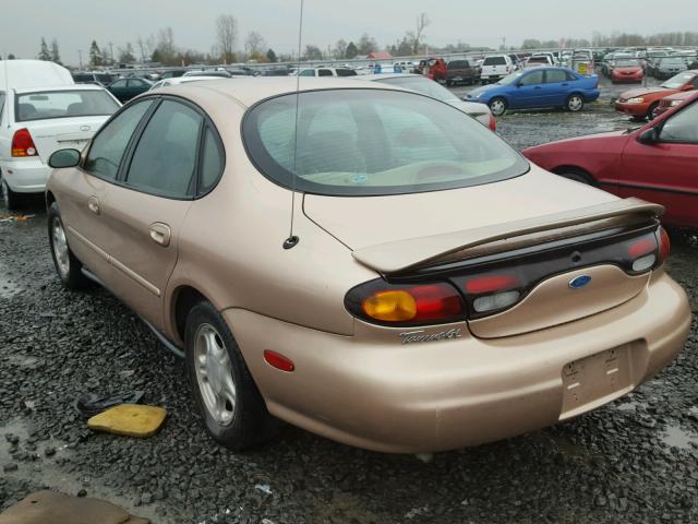 1FALP52U2VG149357 - 1997 FORD TAURUS GL BEIGE photo 3