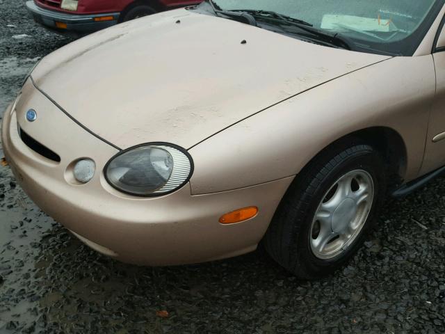 1FALP52U2VG149357 - 1997 FORD TAURUS GL BEIGE photo 9