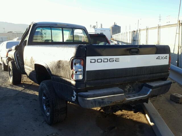 1B7JF26Z1RS566884 - 1994 DODGE RAM 2500 BLACK photo 3