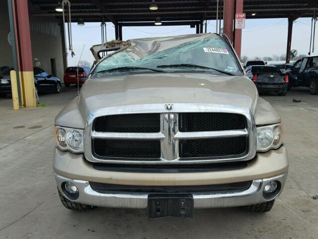 1D7HA18N55S115085 - 2005 DODGE RAM 1500 S GOLD photo 9