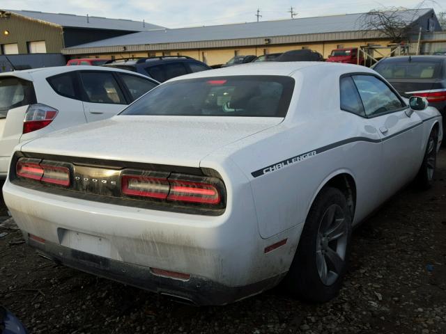 2C3CDZAG9GH131827 - 2016 DODGE CHALLENGER WHITE photo 4