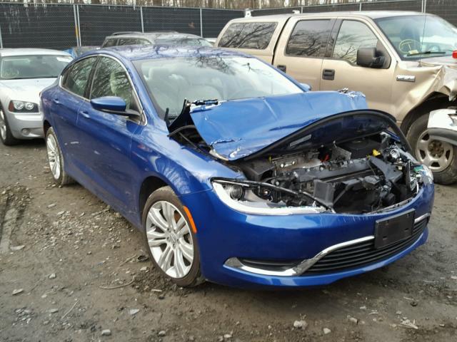 1C3CCCAB2FN568398 - 2015 CHRYSLER 200 LIMITE BLUE photo 1