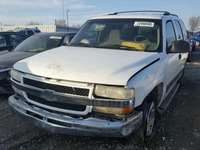 1GNEC13Z32J333634 - 2002 CHEVROLET TAHOE C150 WHITE photo 2