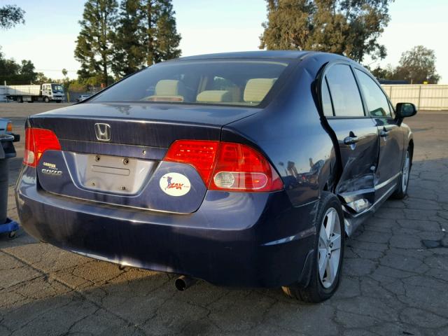 1HGFA16866L101188 - 2006 HONDA CIVIC EX ლურჯი ფოტო 4