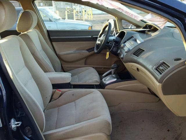 1HGFA16866L101188 - 2006 HONDA CIVIC EX ლურჯი ფოტო 5