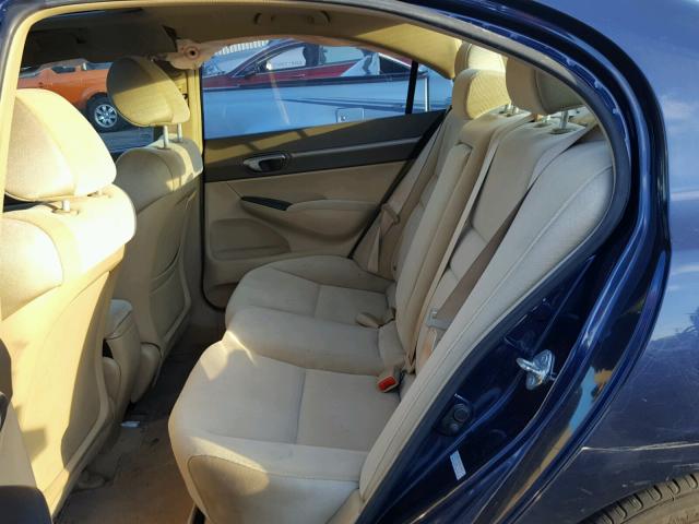 1HGFA16866L101188 - 2006 HONDA CIVIC EX ლურჯი ფოტო 6